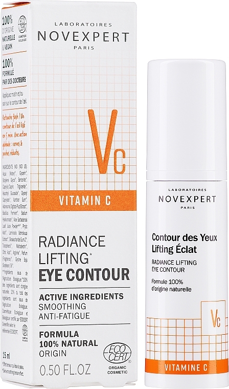 Augenkonturcreme für strahlende Haut mit Lifting-Effekt und Vitamin C - Novexpert Vitamin C Radiance Lifting Eye Contour — Bild N2