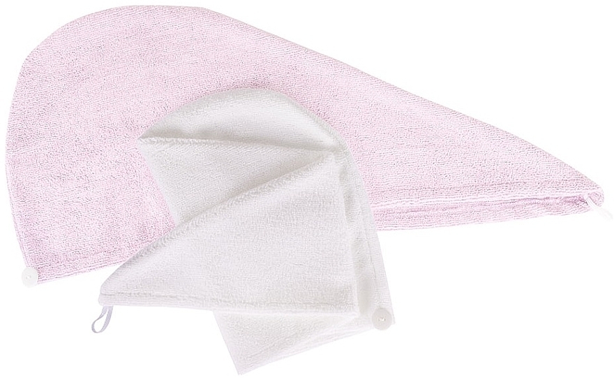 Haartrockenhandtuch-Set - Brushworks Hair Towel Wrap Duo — Bild N2