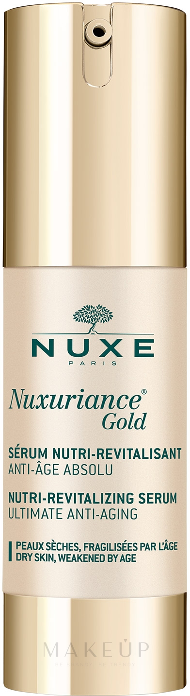 Nährendes und revitalisierendes Gesichtsserum - Nuxe Nuxuriance Gold Nutri-Revitalizing Serum — Bild 30 ml