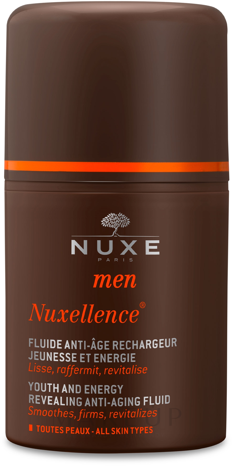 Revitalisierendes Anti-Aging Gesichtsfluid für Männer - Nuxe Men Nuxellence Youth and Energy Revealing Anti-Aging Fluid — Bild 50 ml