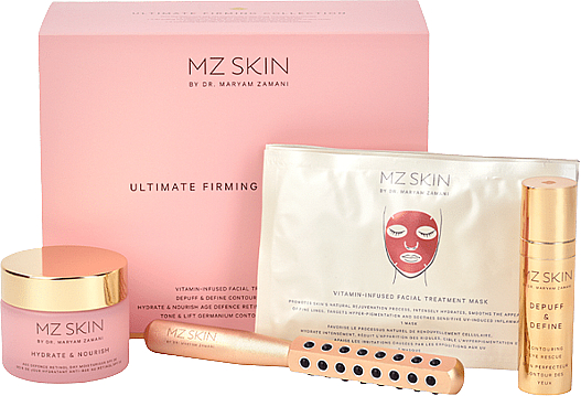 Gesichtspflegeset - MZ Skin Ultimate Firming Collection (Gesichtsmaske 12ml + Roller + Creme 50ml + Serum 15ml) — Bild N1