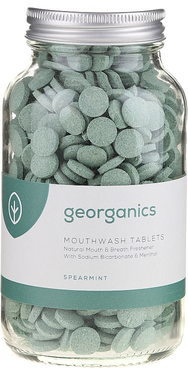 Mundspültabletten-Minze - Georganics Mouthwash Tablets Spearmint