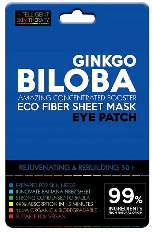 Verjüngende und regenerierende Augenpatches mit Gingko Biloba-Extrakt 50+ - Beauty Face IST Rejuvenating & Rebuilding Eye Patch Ginkgo Biloba — Bild N1