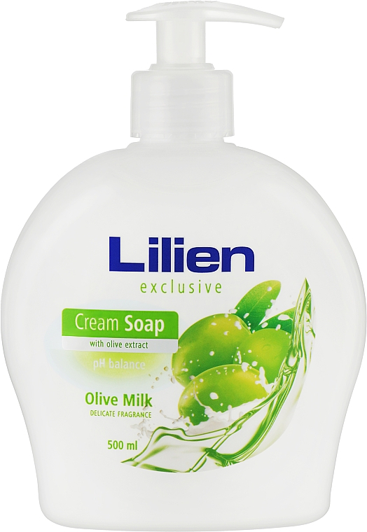 Flüssige Cremeseife "Olivenmilch" - Lilien Olive Milk Cream Soap — Bild N1