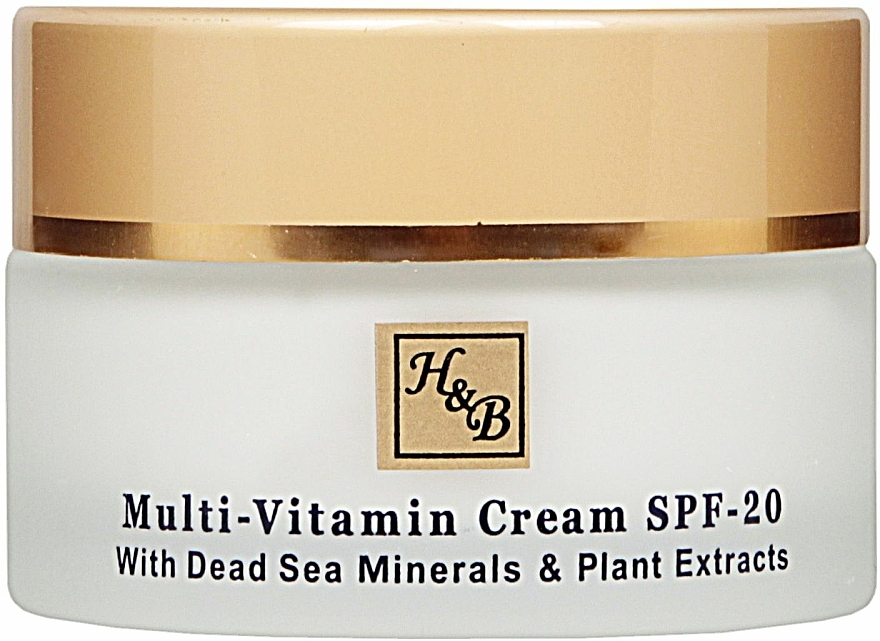 Multivitamin-Creme für das Gesicht mit Mineralien aus dem Toten Meer SPF-20 - Health And Beauty Multi-Vitamin Cream SPF-20 — Bild N2