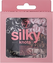 Haargummi-Set 12 St. - W7 Mini Silky Knots — Bild N1