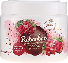 Düfte, Parfümerie und Kosmetik Haarmaske mit Extrakt aus Rhabarber, Obst und Sheabutter - Ovoc Rabarbar Mask