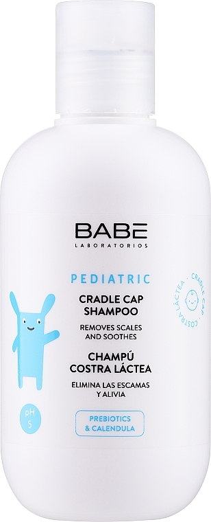 Kindershampoo für trockene Kopfhaut und gegen Seborrhoe - Babe Laboratorios Cradle Cap Shampoo — Bild N1