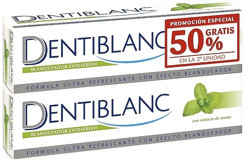 Set - Dentiblanc Extrafresh Whitening Set (toothpaste/2x100ml) — Bild N1