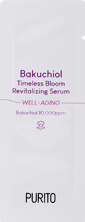 Gesichtsserum - Purito Bakuchiol Timeless Bloom Revitalizing Serum (Probe)  — Bild N1