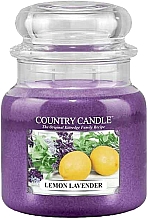 Duftkerze im Glas Lemon Lavender - Country Candle Lemon Lavender — Bild N3