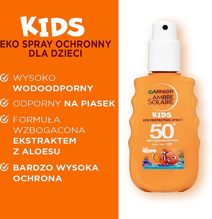Sonnenschutzspray für Kinder - Garnier Ambre Solaire Kids Sun Protection Spray SPF50 — Bild N5
