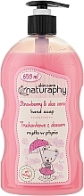 Düfte, Parfümerie und Kosmetik Flüssige Handseife mit Erdbeere und Aloe Vera - Naturaphy Hand Soap