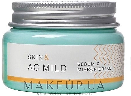 Creme-Gel für das Gesicht - Holika Holika Skin & AC Mild Sebum X Mirror Cream — Bild N1