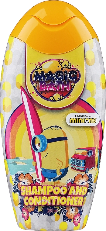 2in1 Shampoo-Conditioner - EP Line Magic Bath Minions Shampoo & Conditioner — Bild N1