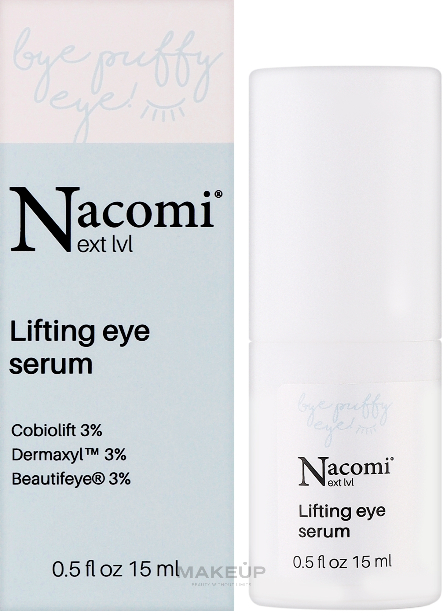 Augenserum mit Lifting-Effekt - Nacomi Next Level Lifting Eye Serum — Bild 15 ml