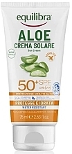 Düfte, Parfümerie und Kosmetik Sonnenschutzcreme - Equilibra Aloe Sun Cream SPF50+