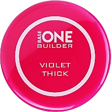 Düfte, Parfümerie und Kosmetik UV Nagelgel mit Kristalleffekt - Silcare Base One Thick Violet