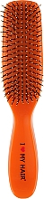 Haarbürste für Kinder Spider 9 Reihen glänzend orange - I Love My Hair — Bild N1