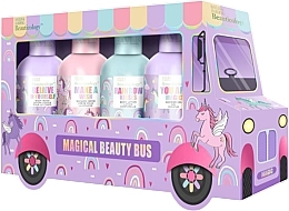 Düfte, Parfümerie und Kosmetik Set - Baylis & Harding Beauticology Beauty Bus Gift Set (b/wash/100ml + sh/cr/100ml + sh/gel/100ml + b/lot/100ml)