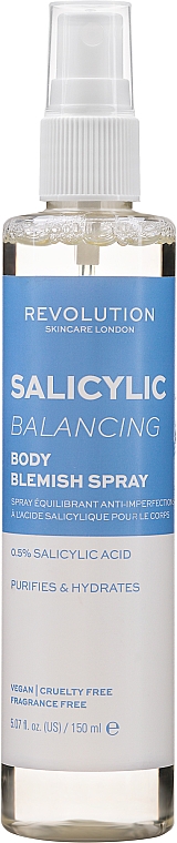 Körperspray mit Salicylsäure - Revolution Skincare Salicylic Balancing Body Spray With Salicylic Acid — Bild N1