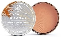 Bronzierendes mattes Gesichtspuder - The Body Shop Coconut Bronze Matte Bronzing Powder — Bild N1