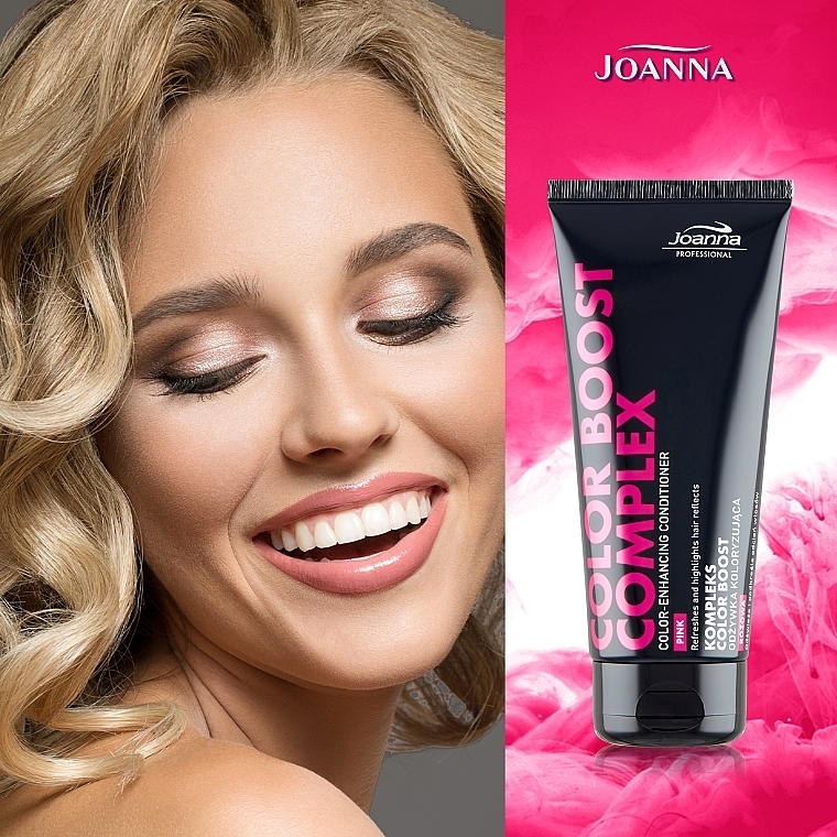 Farbverbessernder Conditioner rosa - Joanna Professional Color Boost Complex Pink Color-Enhancing Conditioner — Bild N3