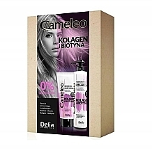 Haarpflegeset - Delia Cosmetics Cameleo Collagen And Biotin (Shampoo 250ml + Conditioner 200ml) — Bild N1