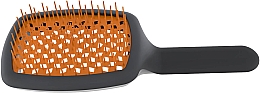 Düfte, Parfümerie und Kosmetik Haarbürste matt schwarz-orange - Janeke CurvyM Extreme Volume Brush