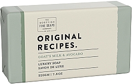 Luxuriöse Seife mit Ziegenmilch und Avocado - Scottish Fine Soaps Original Recipes Goat's Milk & Avocado Luxury Soap Bar — Bild N1