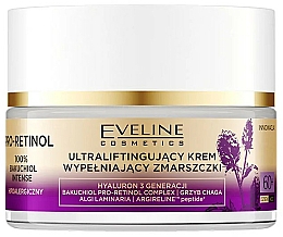 Glättende, regenerierende Anti-Falten Gesichtscreme mit Lifting-Effekt 60+ - Eveline Cosmetics Pro-Retinol 100% Bakuchiol Ultralifting Cream — Bild N2