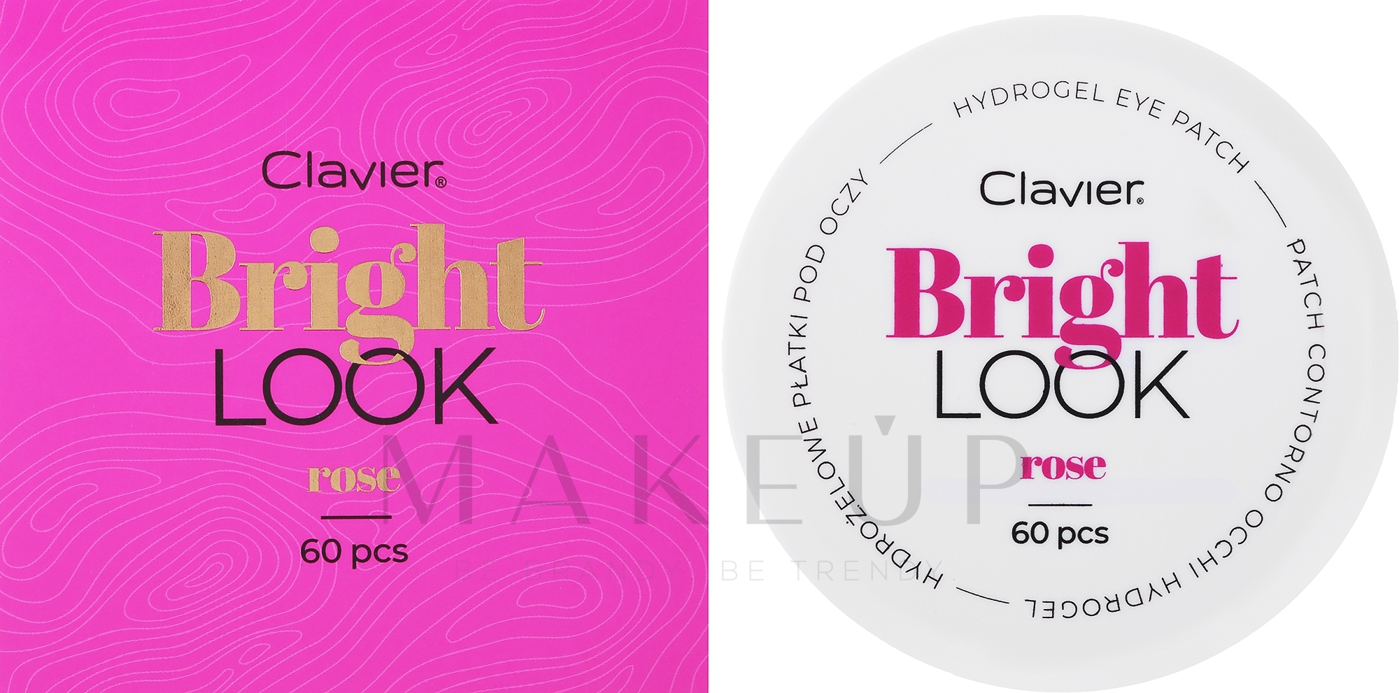 Hydrogel-Augenpatches mit Rose - Clavier Bright Look Rose Hydrogel Eye Patch — Bild 60 St.