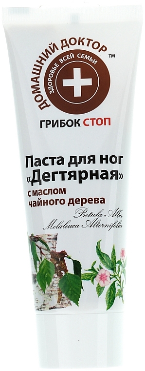 Pflegende Fußpaste mit Teebaumöl - Domashniy Doktor