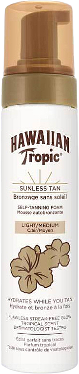 Leichter Selbstbräunungsschaum mittel - Hawaiian Tropic Self Tanning Foam Light/Medium — Bild N1