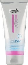 Wiederaufbauende Maske für naturblondes oder blondiertes Haar mit kühlem Rosaeffekt - Londa Professional Toneplex Candy Pink Mask — Bild N1
