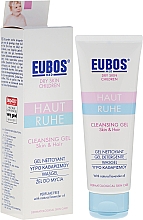 Sanftes Haar- und Körperreinigungsgel mit natürlichem Lavendelöl für trockene und empfindliche Kinderhaut - Eubos Med Dry Skin Children Cleansing Gel — Bild N1