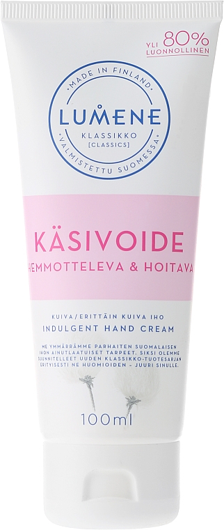 Hand- und Nagelcreme - Lumene Klassikko Indulgent Hand Cream