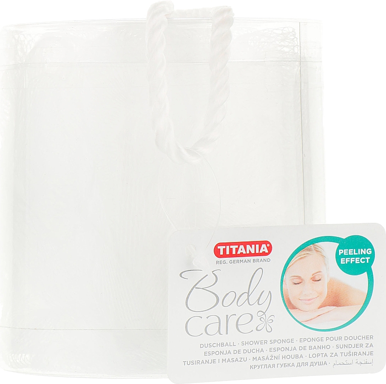 Waschlappen-Massageband aus Kunststoff in einer Box weiß - Titania — Bild N1
