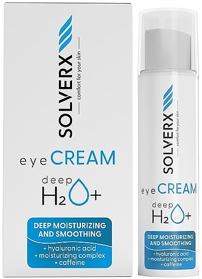 Augencreme - Solverx DeepH2O+ Eye Crem  — Bild N2