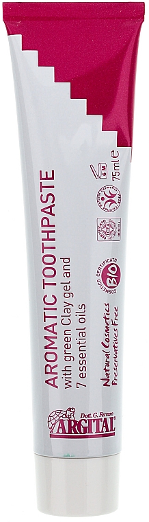 Zahnpasta mit 7 ätherischen Ölen - Argital Aromatic Toothpaste — Bild N2