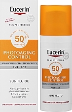Düfte, Parfümerie und Kosmetik Anti-Aging Sonnenschutzfluid für das Gesicht SPF 50 - Eucerin Sun Protection Photoaging Control Sun Fluid SPF 50