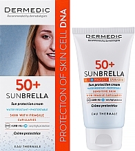 Sonnenschutzcreme für das Gesicht mit Gefäßproblemen SPF 50+ - Dermedic Sun Protection Cream SPF 50 — Bild N2