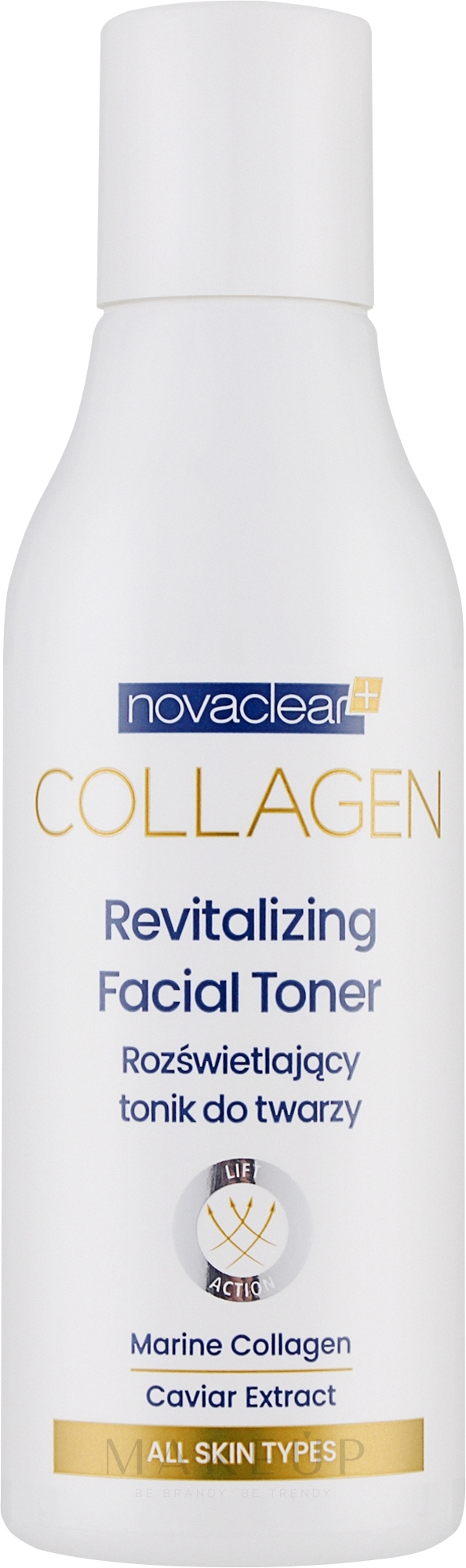 Aufhellendes Gesichtstonikum mit Meereskollagen und Kaviar - Novaclear Collagen — Bild 100 ml