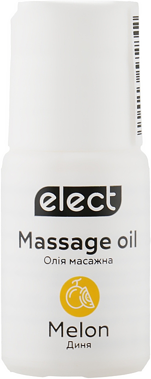 Feuchtigkeitsspendendes und pflegendes Anti-Cellulite Massageöl für den Körper mit Melone - Elect Massage Oil Melon (Mini) — Bild N1