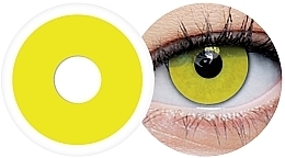 Düfte, Parfümerie und Kosmetik Tägliche farbige Kontaktlinsen gelbes Zombieauge 2 St. - Clearlab ClearColor 1-Day Phantom Zombie Yellow