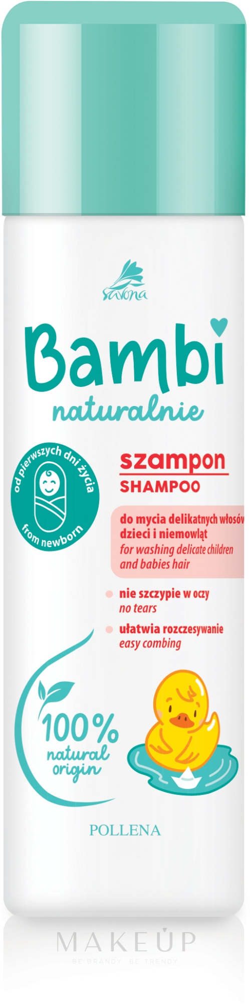 Haarshampoo - Pollena Savona Bambi Naturalnie Shampoo — Bild 150 ml