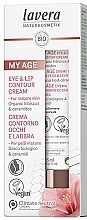 Düfte, Parfümerie und Kosmetik Augen- und Lippenkonturcreme - Lavera My Age Eye & Lip Contour Cream