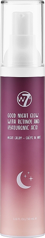 Nachtcreme für das Gesicht - W7 Good Night Glow Night Cream — Bild N1