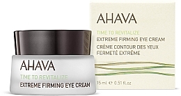 Straffende Creme für die Augenpartie - Ahava Time to Revitalize Extreme Firming Eye Cream — Bild N2
