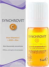 Düfte, Parfümerie und Kosmetik Anti-Falten Gesichtsserum mit Vitamin C, SOD und Zink - Synchroline Synchrovit C Serum